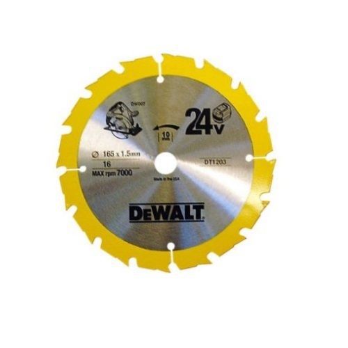 Brand New Dewalt Trimsaw Blade 165mm X 10mm X 24teeth