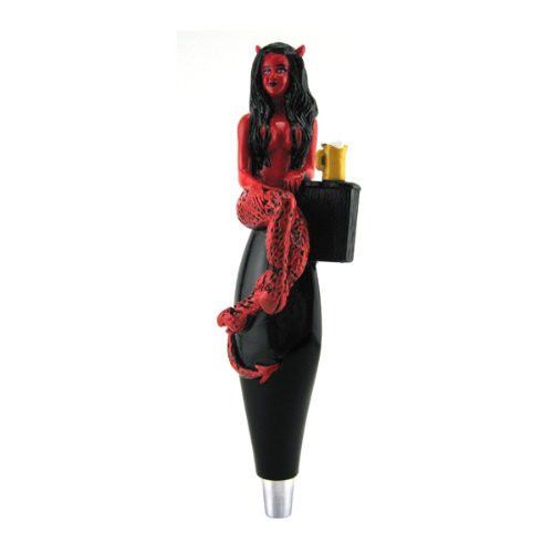 Devil Maiden Beer Tap Handle - For Draft Beer Kegerators - Halloween Faucet Knob