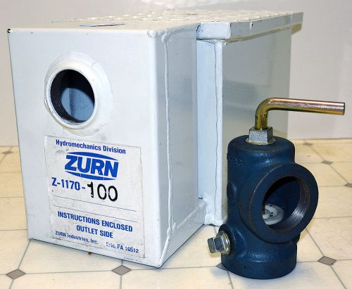 Zurn Z-1170-100 Grease Trap w/ Valve