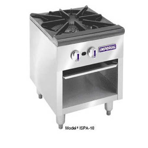 Stock pot range gas commercial ispa-18 imperial 90k btu for sale