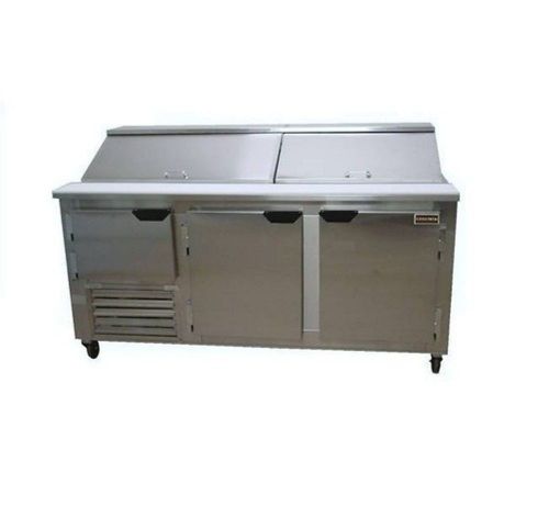 Cooltech 2-1/2 Door Refrigerated Sandwich Salad Prep Table72&#034;