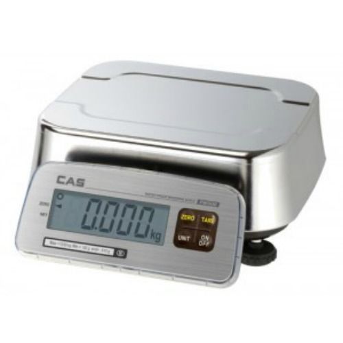 30 KG x 10 G (60 LB) CAS FW-500 NTEP Waterproof Portion Scale Dual DIsplay NEW