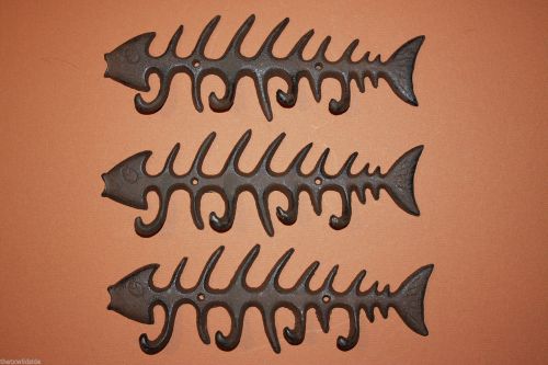 (3)bone fish, large, seafood, restaurant decor, fish bones, decor, bonefish for sale