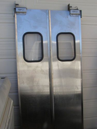 Eliason Stainless Steel Swinging Doors  36&#034; opening