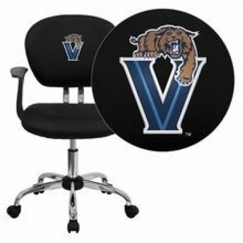 Flash Furniture H-2376-F-BK-ARMS-40032-EMB-GG Villanova University Wildcats Embr