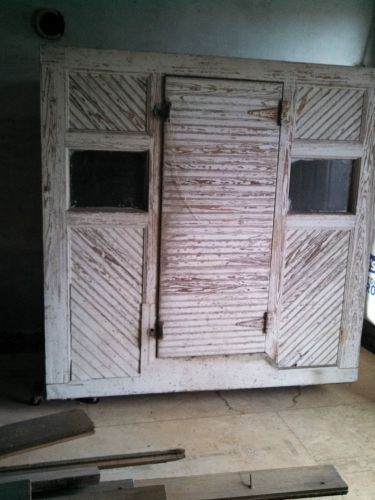 Antique Wood Walk-in Cooler