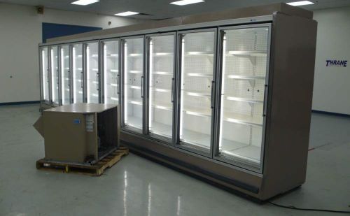 Tyler 10 door 2006 glass reach in freezer, excel. cond. for sale