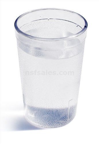 New Star 12 pcs 12 OZ Clear Color Restaurant Tumbler Beverage Cup, Stackable Cu