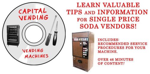 Technical videos for Single price soda vendors on CD