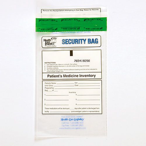Health Care Logistics Patients Medicine Inventory Bag