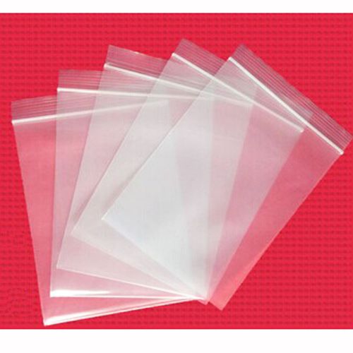 New 8.*12cm Ziplock Zipped Lock Reclosable Plastic Poly Small Bags 100pcs/Pack