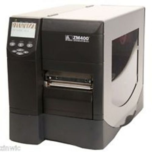 ZEBRA ZM400-3001-5100T 120V 300DPI THERMAL TRANSFER BARCODE PRINTER