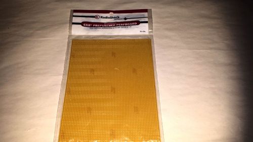 RADIO SHACK 6X8&#034; MICROMINIATURE PREPUNCHED PERFBOARD - 276-1396