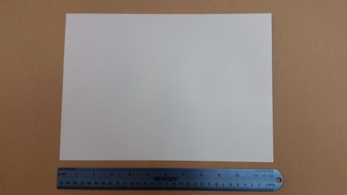 WHITE STYRENE POLYSTYRENE PLASTIC SHEET .010&#034; THICK 8.5&#034; X 12&#034; LIGHT DIFFUSING