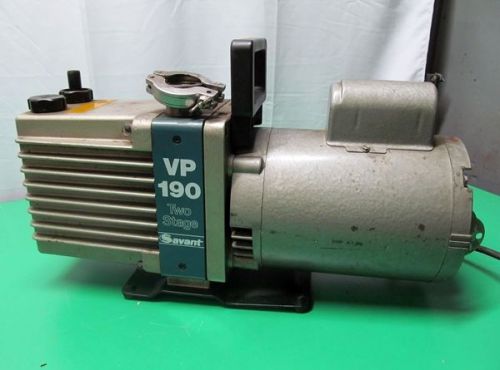 SAVANT VP 190 TWO STAGE VACUUM PUMP w/ FE MOTOR