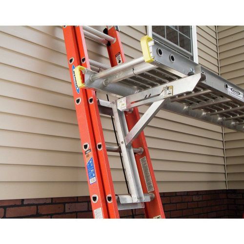 1 pair werner ac10-20-02 long body 2 rung aluminum 20&#034; ladder jacks for sale