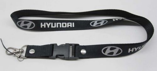 Hyundai Black Lanyard / Neck strap for ID Holder / Pouch / Phone / Key