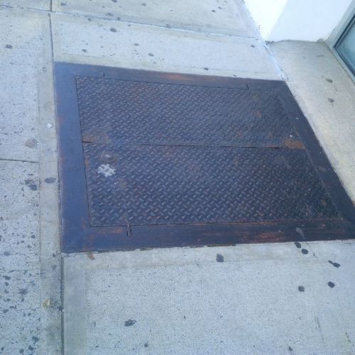 Basement bulkhead sidewalk trap door steel heavy gauge - $450 for sale