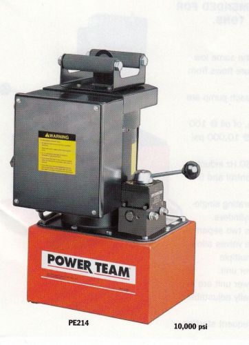 Spx power team model  pe214 electric operated hydraulic pump for sale