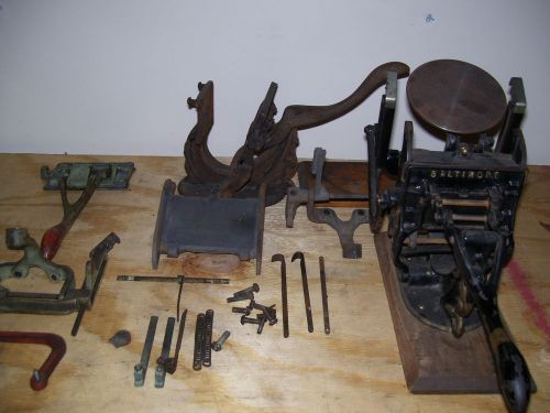 Baltimore Letterpress  and Spare Press Parts
