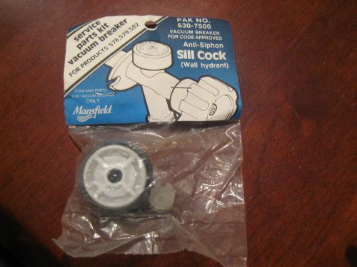 Mansfield vacuum breaker service parts kit 630-7500 sill cock(wall hydrant)hose for sale