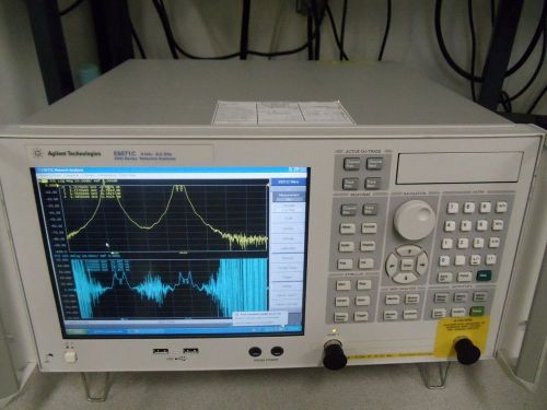 Agilent E5071C Network Analyzer  9 kHz-8.5 GHz  Works Excellent. Clean!