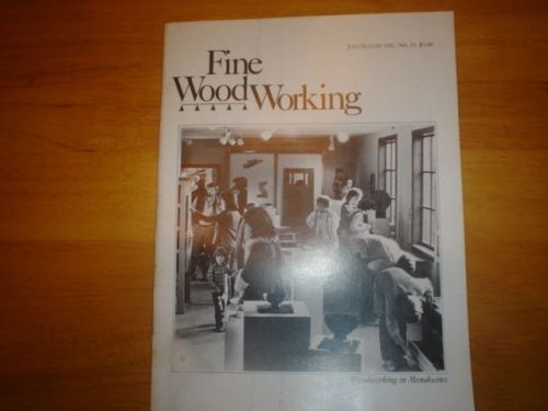 VINTAGE FINE WOODWORKING MAGAZINE TAUNTON PRESS ISSUE No30 SEPT OCT 1981