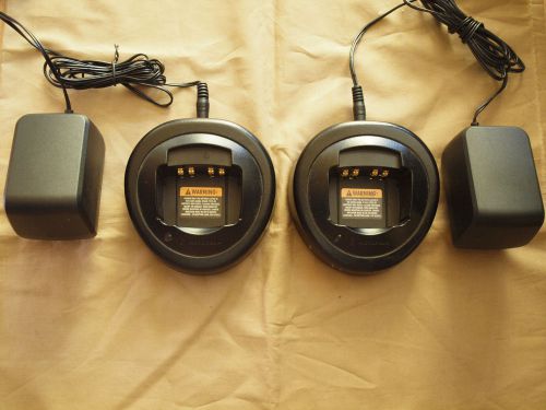 (2) Motorola HTN9000C Chargers