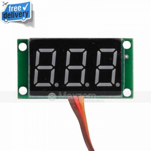 Mini 0.36 3 Digital LED Display Voltage Meter Voltmeter DC 3.2-30V Volt Yellow