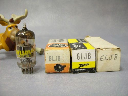 6LJ8 Vacuum Tubes Lot of 3  Various Brands