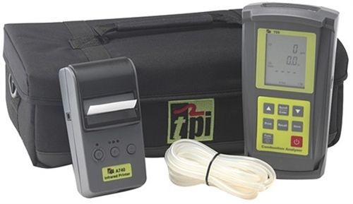 TPI 709A740 Combustion Efficiency Analyzer Kit with A740 Infrared Printer