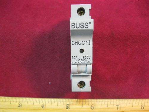 BUSS CHCC1I  30 AMP 600V FUSE BLOCKS 1 POLE DIN rail mount