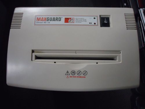 Maxguard Shred All 18 Paper Shredder + Free Shipping