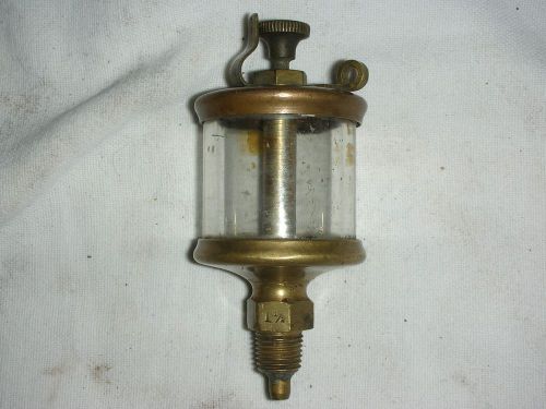 1887 Lunkenheimer Pioneer Brass Drip Oiler for Hit &amp; Miss Gas Engine 99 CENT