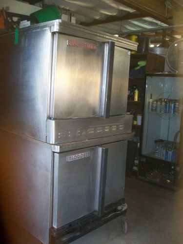 BLODGETT DOUBLE STACK GAS CONVECTION OVEN , SHELVES, 115V MOTOR 900 ITEMS E BAY