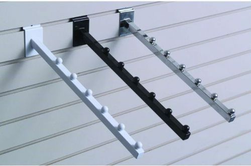 6 ball waterfall slatwall bracket white pack of 25 for sale