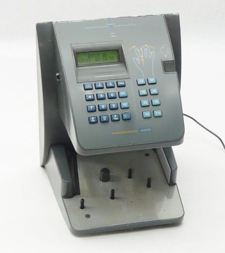 Recognition systems handpunch 4000 hp-4000 biometric hand punch time clock for sale