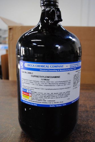 Cupriethylenediamine, 1.0 Molar, 4Liters