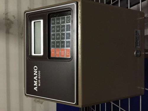 Amano MJR 8000 Time Clock