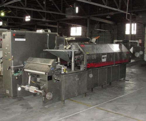 Khs klockner bartelt model rpml horizontal form fill and seal machine with zippe for sale