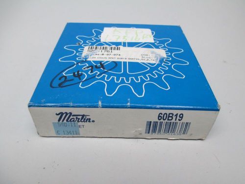 NEW MARTIN 60B19 ROUGH STOCK BORE CHAIN SINGLE ROW SPROCKET D264665