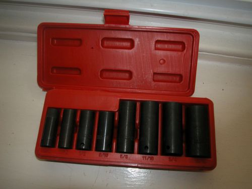 GRIP (GRAND RAPIDS INDUSTRIAL PRODUCTS) SOCKET SET NEW IN ORIGINAL BOX SET OF 8