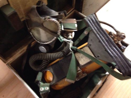 MSA O2 Air Mask Model 401 Tank Harness and Regulator