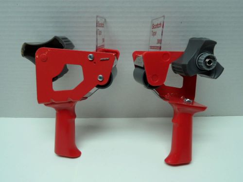 Scotch 3M Tape Dispenser Gun 1.88&#034; x 54.6 Yd 3&#034; Core Lot of 2 New