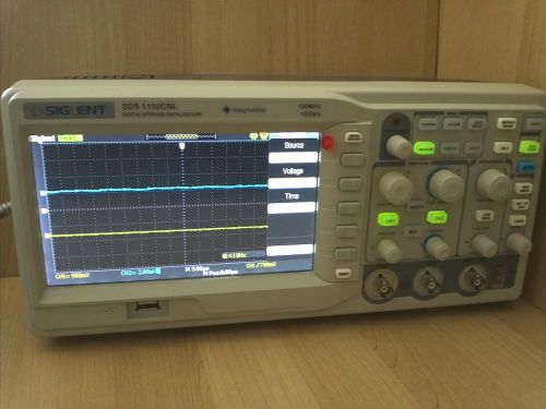 NEW 100MHZ / 1G sa/s  7&#034; LCD COLOR DIGITAL OSCILLOSCOPE, SIGLENT, USB/RS232 PC