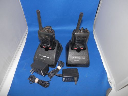 Lot of 2 motorola radius sp50 hand held portable 10 channel 2 way radio for sale