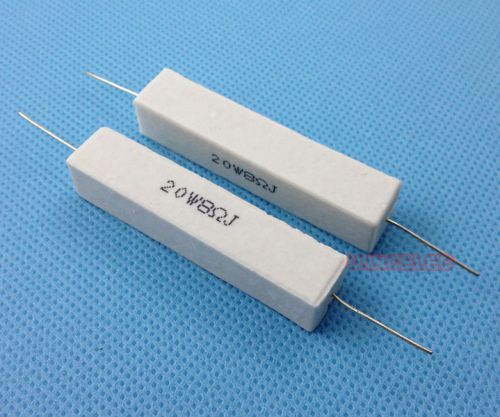 5pcs cement resistor 8 ohm 20 watts 5% 8r 20watts for sale