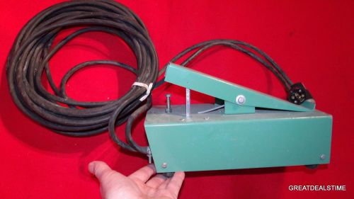 Tig welding welder pedal,heavy duty union carbide tc-4,very clean working for sale