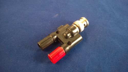 BNC Male to Dual Banana female Jacks RF adapter Canada shipment