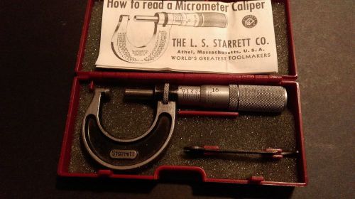 STARRETT NO.436-1&#034; OUTSIDE MICROMETER